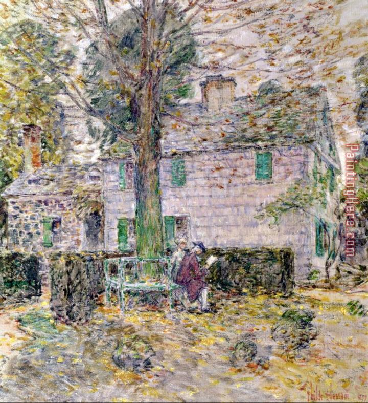 childe hassam Indian Summer in Colonial Days